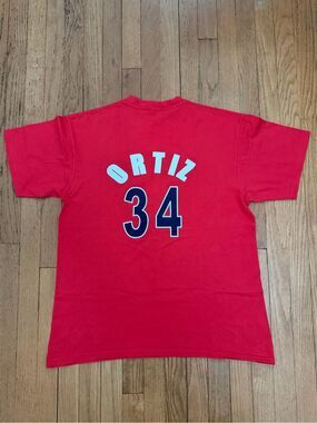 Vintage David Ortiz Boston Red Socks Shirt